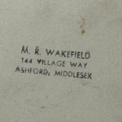 Vintage Circus Acrobat Balancing Act Photo Photograph M.R. Wakefield Middlesex