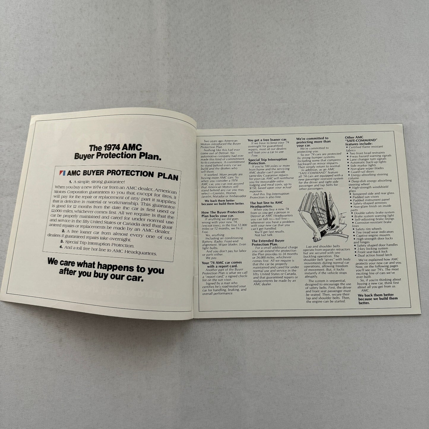 1974 AMC Car Sales Brochure Catalog Matador Gremlin Hornet Javelin Ambassador