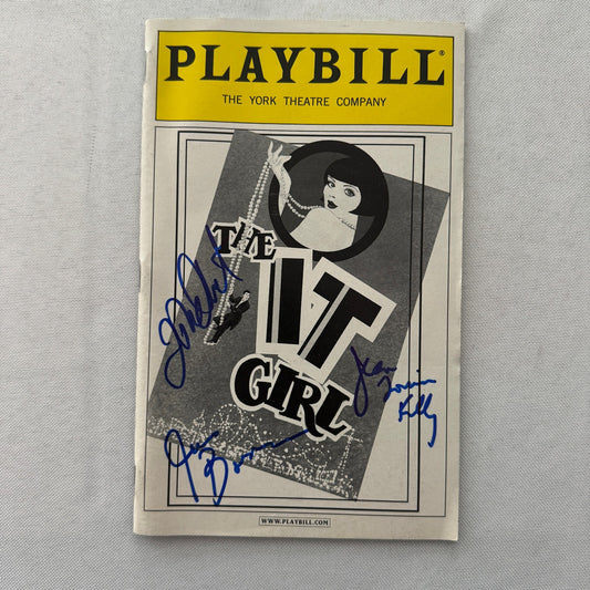 The IT Girl Theater Playbill Cast Signed Autographed Jean Louisa Kelly