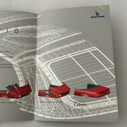 Bertone Klapp Top Folding Convertible Top Sales Brochure BMW 3 Series