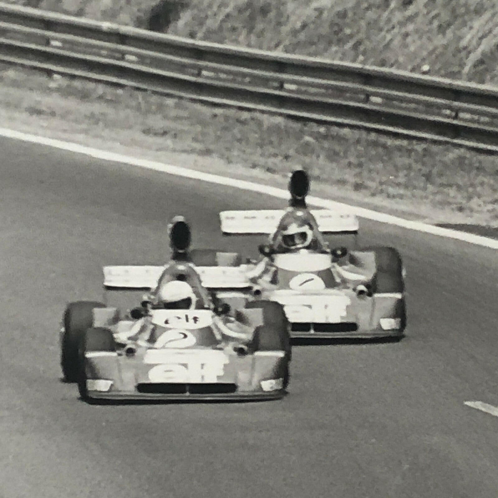 Vintage 1976 Formula 2 F2 Rouen Grand Prix Racing Photo Photograph Alex Ribeiro 