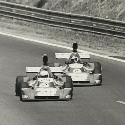 Vintage 1976 Formula 2 F2 Rouen Grand Prix Racing Photo Photograph Alex Ribeiro 