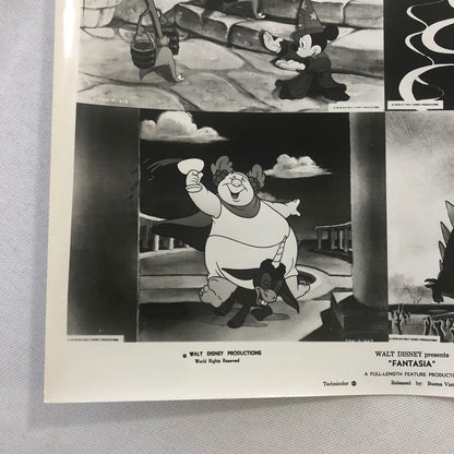 Walt Disney Fantasia Movie Film Press Photo Photograph Mickey Mouse Dinosaurs