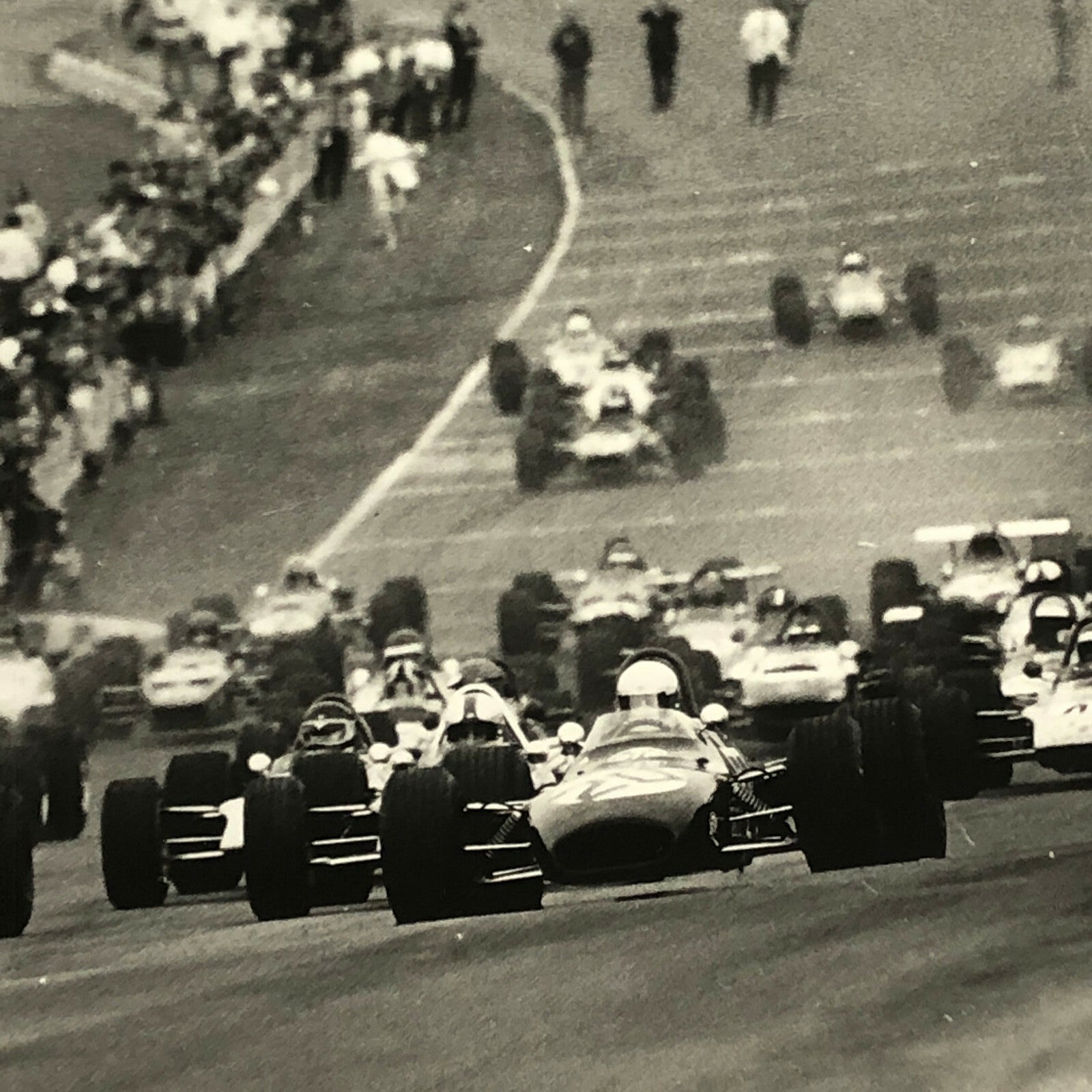 Vintage Grand Prix Car Racing Driver Photo Photograph - Toni Temburg