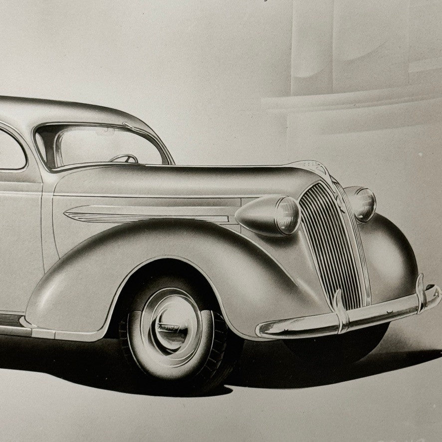 1937 Plymouth Car Photo Photograph Vintage Automobile