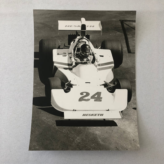 James Hunt Hesketh Racing Driver Car Photo Photograph Print F1 Formula One
