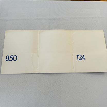 1970 Fiat Press Kit Brochure Photos 124 850 Sport Coupe 124S 850 Sedan