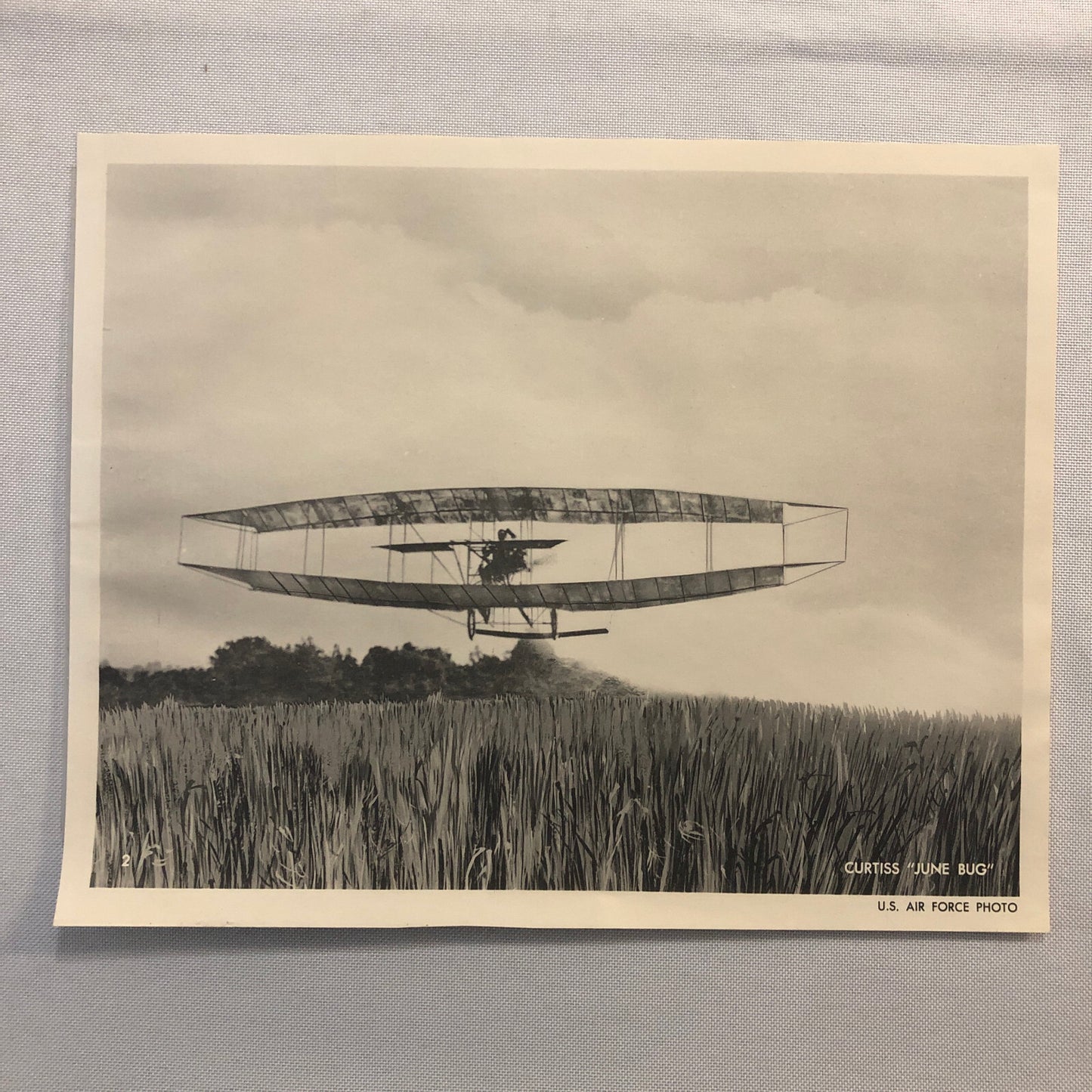 United States Air Force Curtiss June Bug Photo Print Vintage Airplane Aircraft