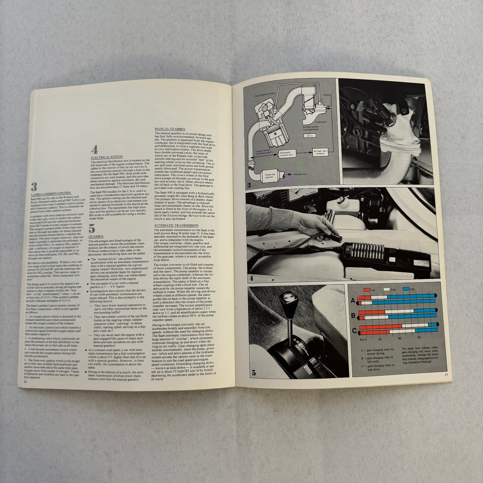 Saab 900 Engineering Features Book Brochure 1979 Saab 900 Turbo GLi EMS GLE