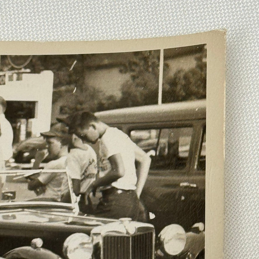 1948 Healey Roadster Car Automobile Photo Photograph Print Vintage