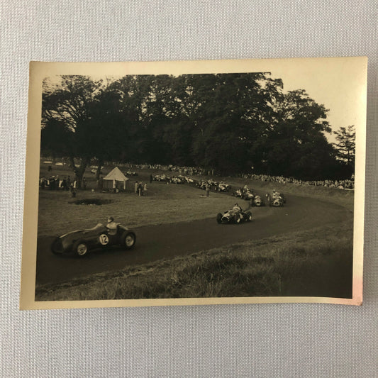 Vintage Car Racing Photo Photograph Image - British Grand Prix Cars ? 