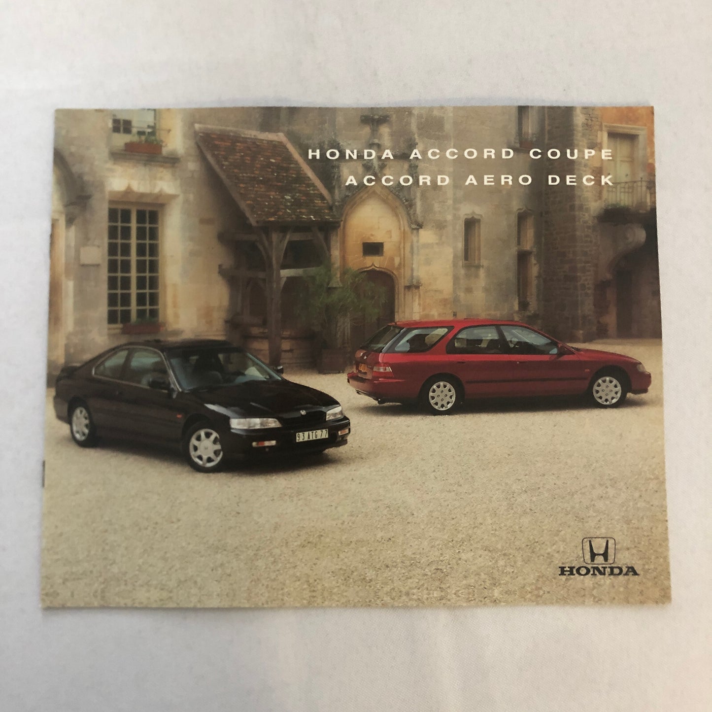 Honda Accord Coupe Aero Deck Wagon Brochure Catalog FRENCH European 1994 1995