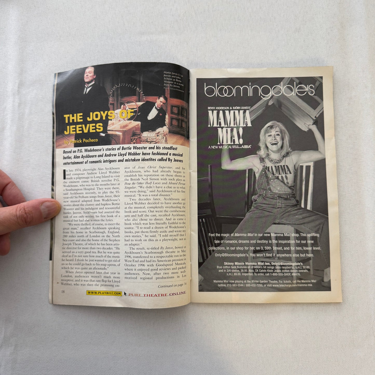 Where's My Money Signed Playbill Autographed Program David Deblinger 2001