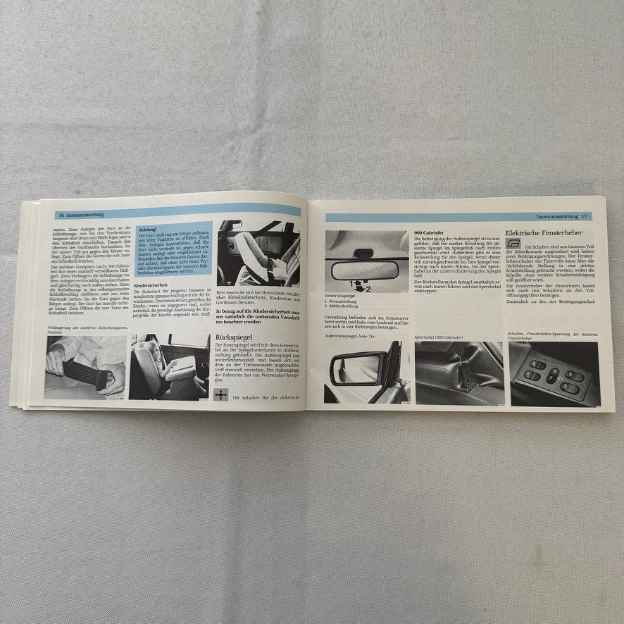 1988 Saab 900 Owners Manual Instruction Guide Book Combi Cabriolet GERMAN TEXT