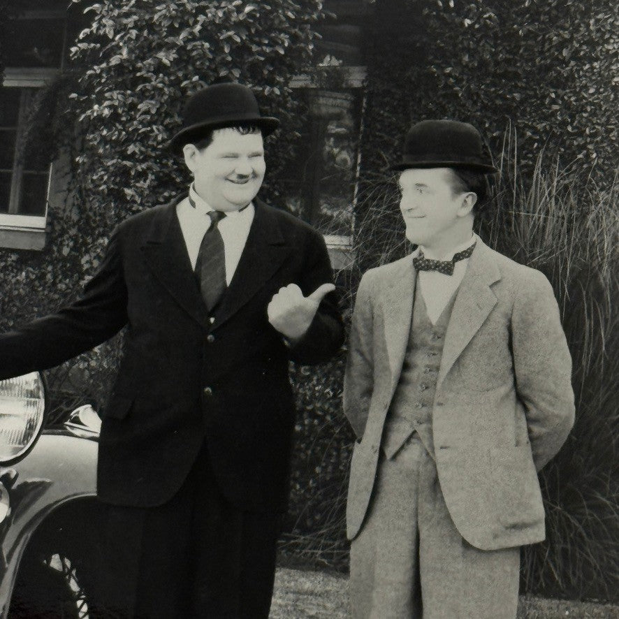 Laurel and Hardy 1928 DeSoto Car Automobile Photo Photograph Modern Print