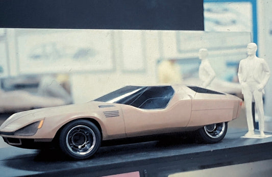 35MM Vintage Photo Slide Concept Car Design Model Prototype Vehicle