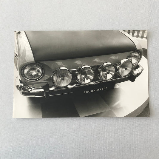 1971 Skoda Rally Rallye Racing Car Photo Photograph Print Studio Worner 