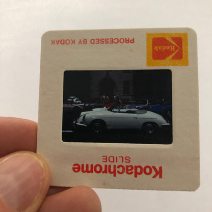 Porsche 356 Convertible Cabriolet Car 35mm Photo Slide Vintage 1981