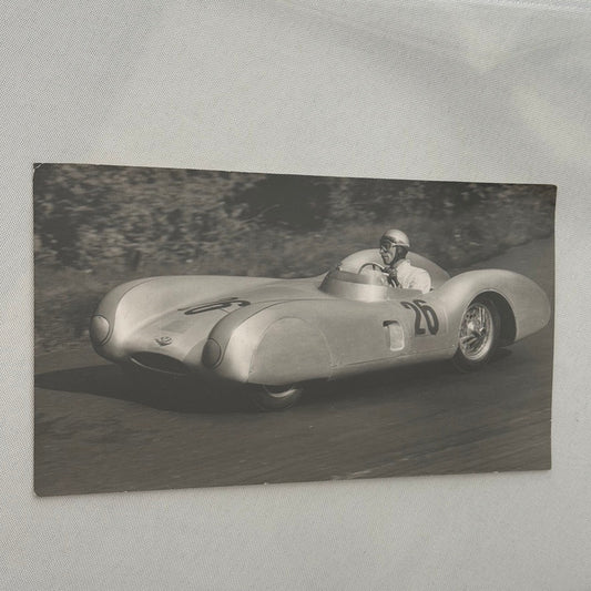 Vintage Racing Photo Photograph Print Unidentified Car Driver Julius Weitmann