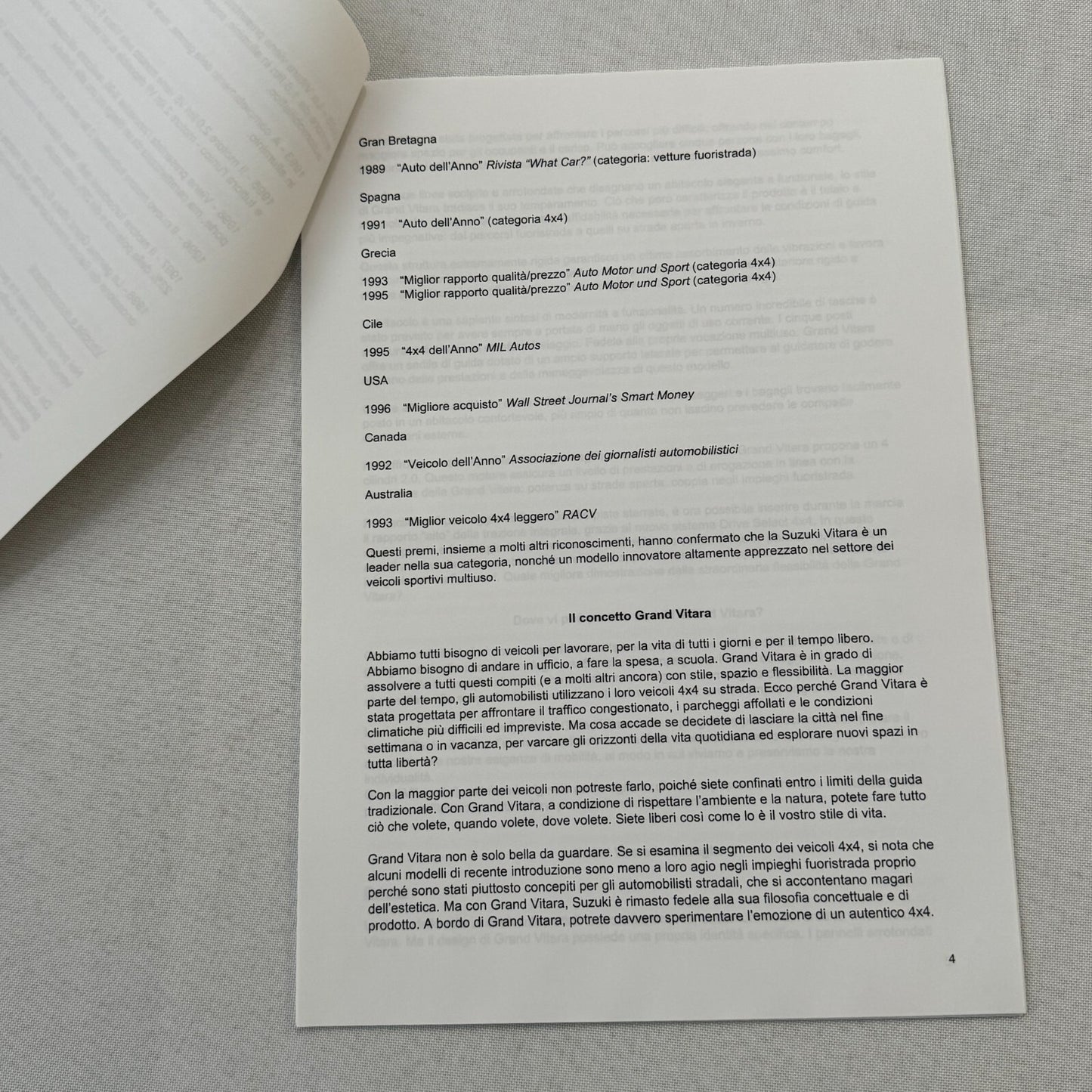 1995 Suzuki Vitara Press Kit Brochure Photos German Text European Market