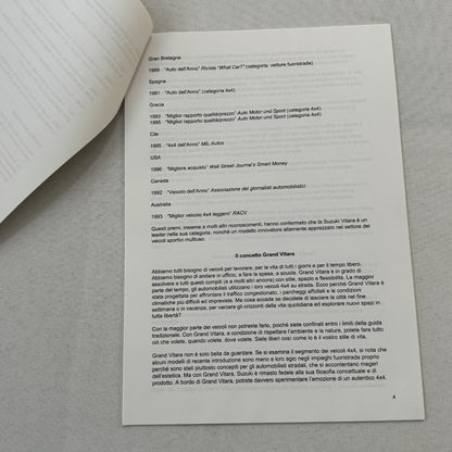 1995 Suzuki Vitara Press Kit Brochure Photos German Text European Market