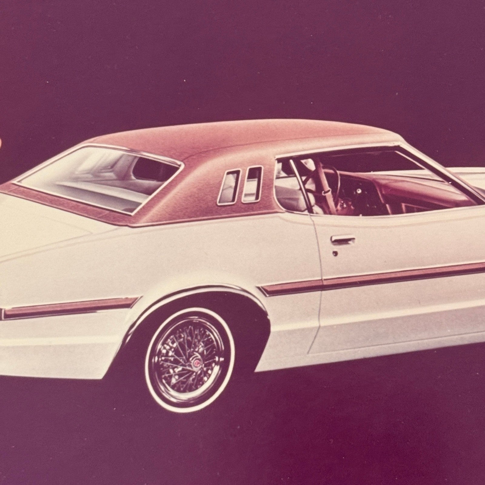 Ford Elite Hardtop Car Photo Photograph Print Vintage