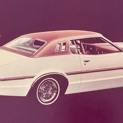 Ford Elite Hardtop Car Photo Photograph Print Vintage