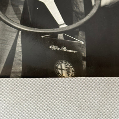 Juan Manuel Fangio Alfa Romeo 158 Steering Racing Car Steering Wheel Photo 1965