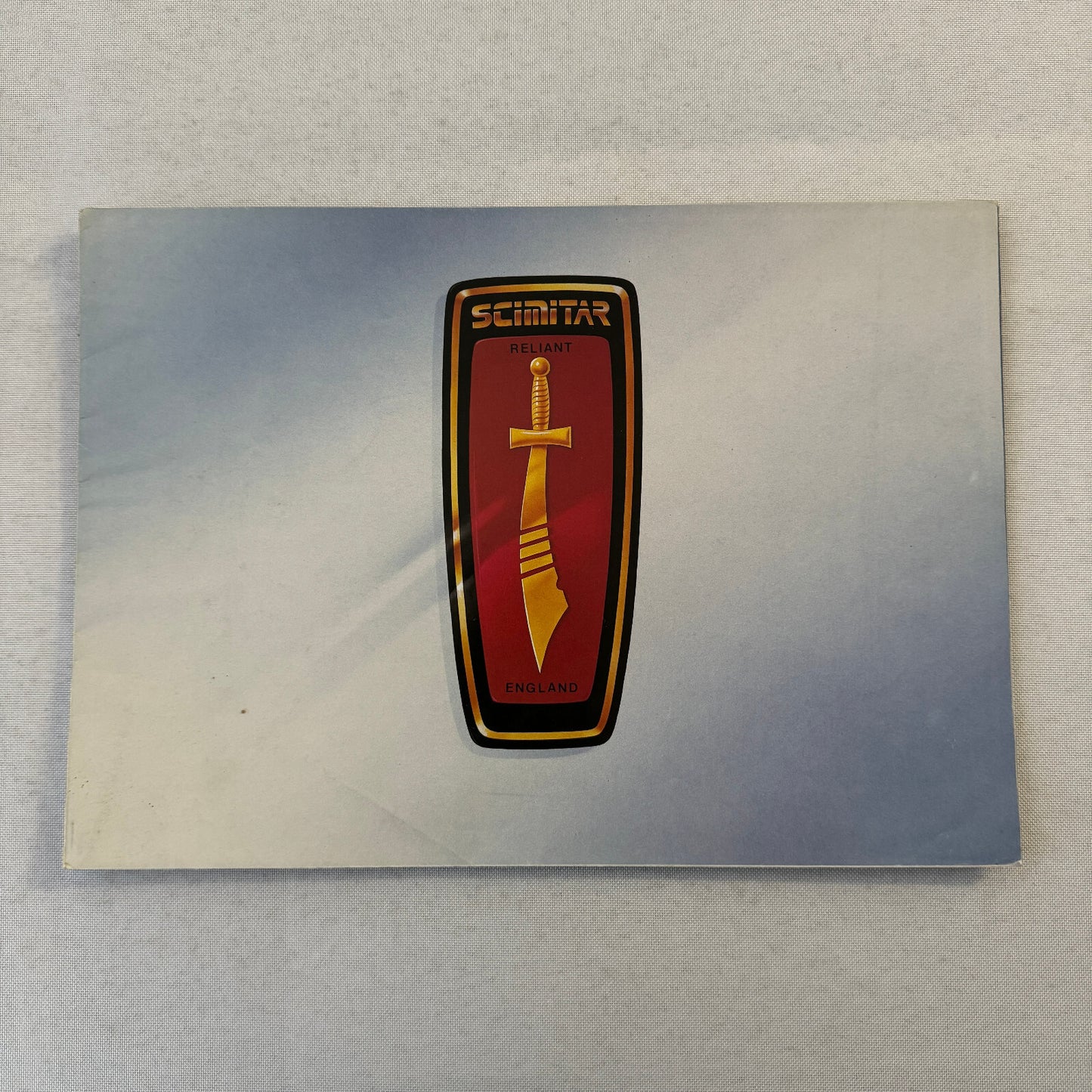 Reliant Scimitar SSi Car Sales Brochure Catalog Roadster Vintage Poster