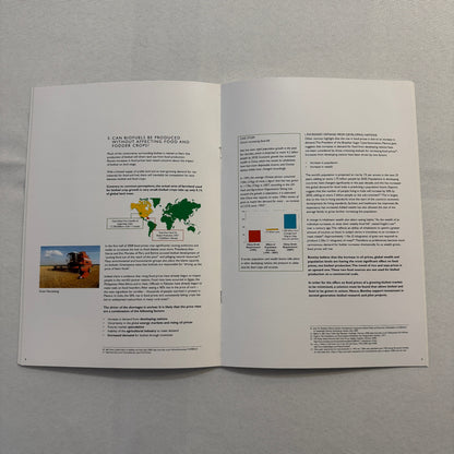 Bentley and the Future of Bio Fuels Car Sales Brochure Catalog Advertising 2009