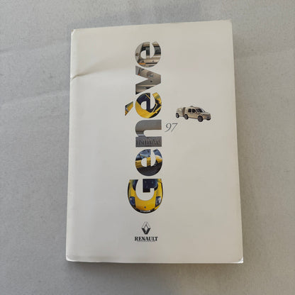 1997 Renault Geneva Auto Show Press Kit Clio Twingo Megane Spider GERMAN