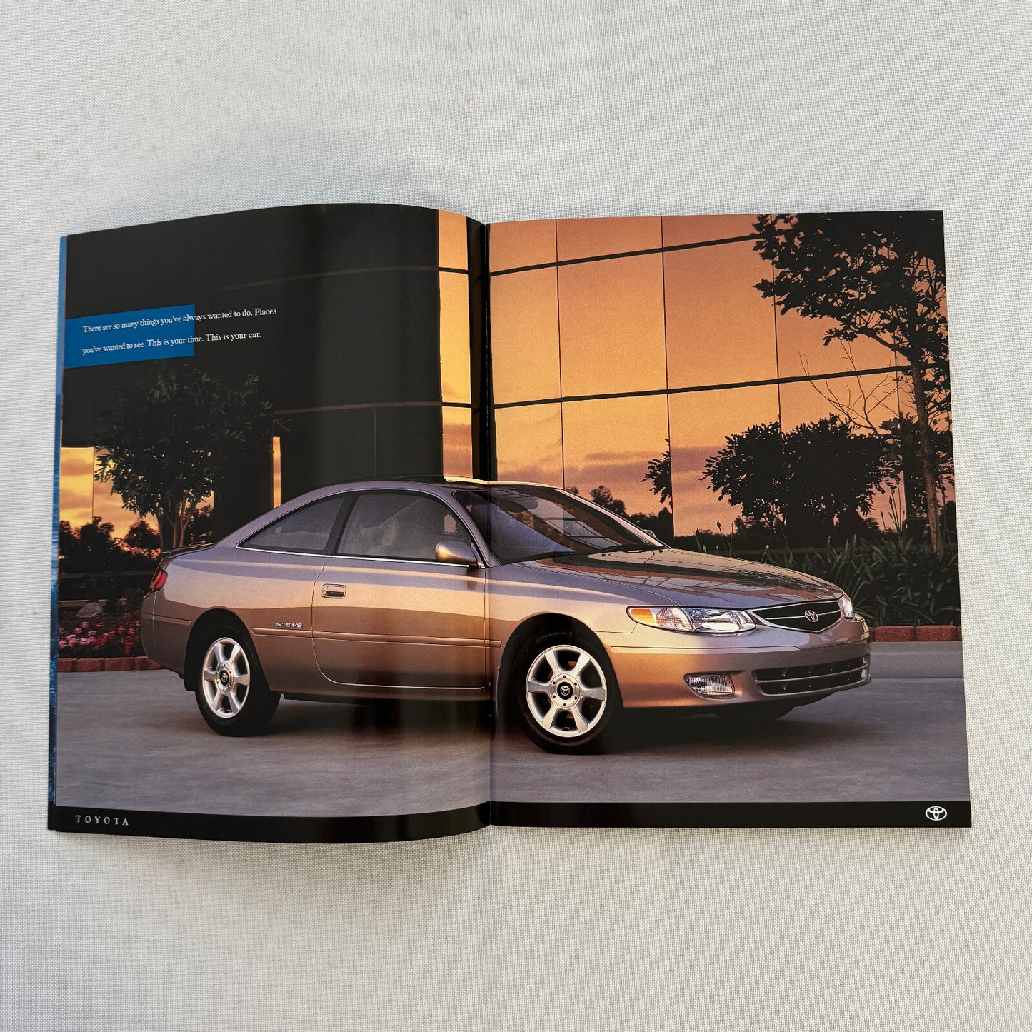 1999 Toyota Sales Brochure Catalog Solara Celica Corolla Tacoma Rav4 LandCruiser