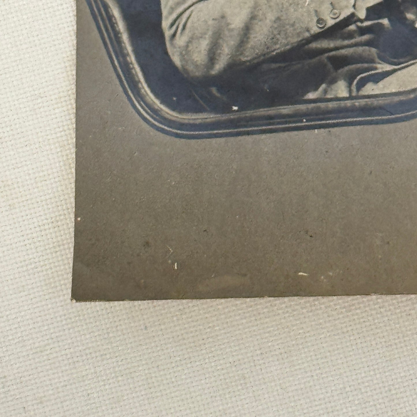 Vintage Photograph Photo Man in Antique Racing Car Automobile Race 1929