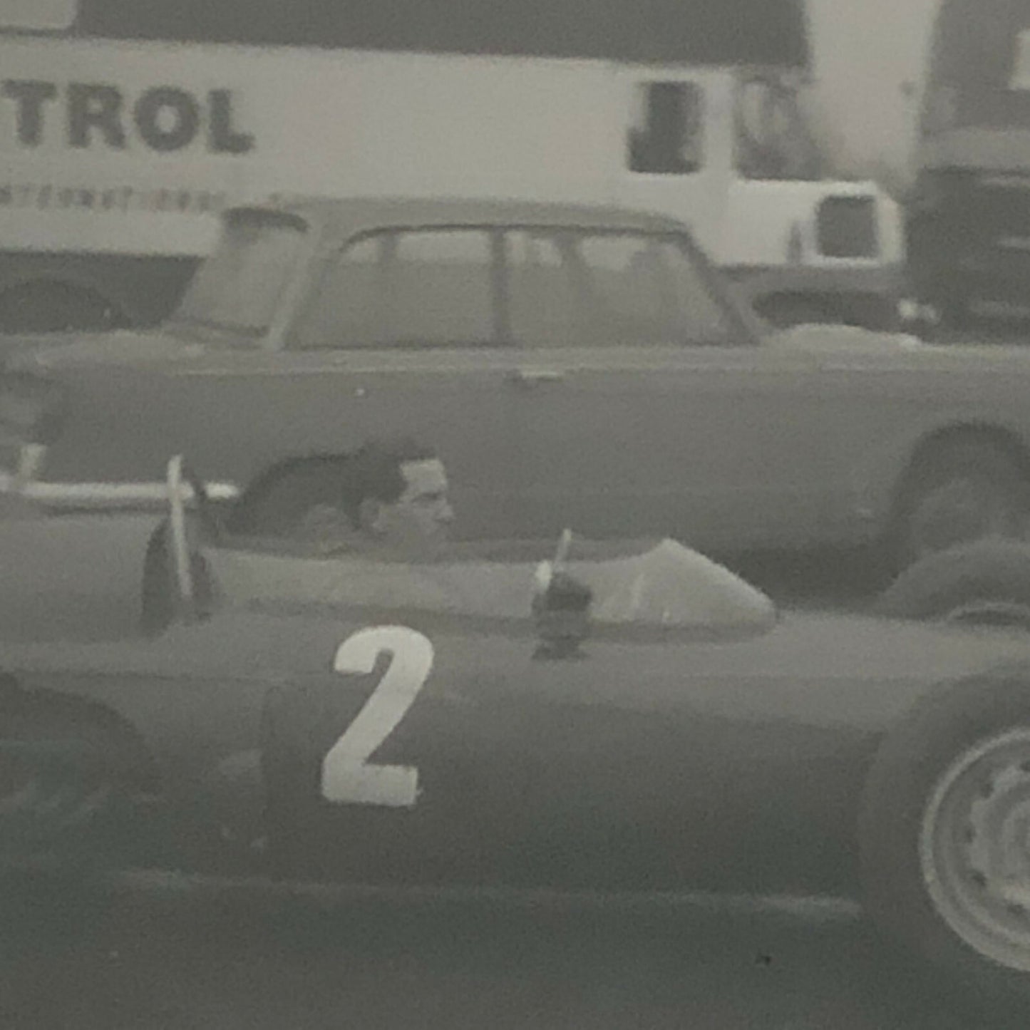 Vintage Grand Prix Racing Car Driver Photo Photograph Print