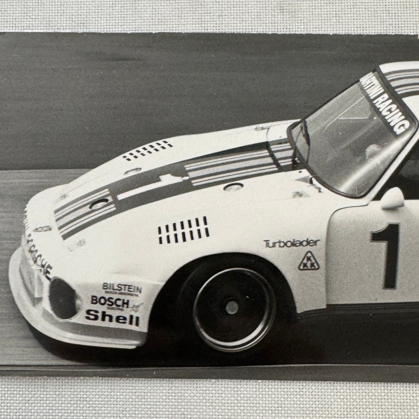 Porsche 935 Martini Racing Car Vintage Photo Photograph Print 1976