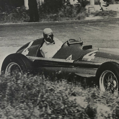 Juan Manuel Fangio Postcard Post Card Photo Alfa Romeo 159 Racing Car 