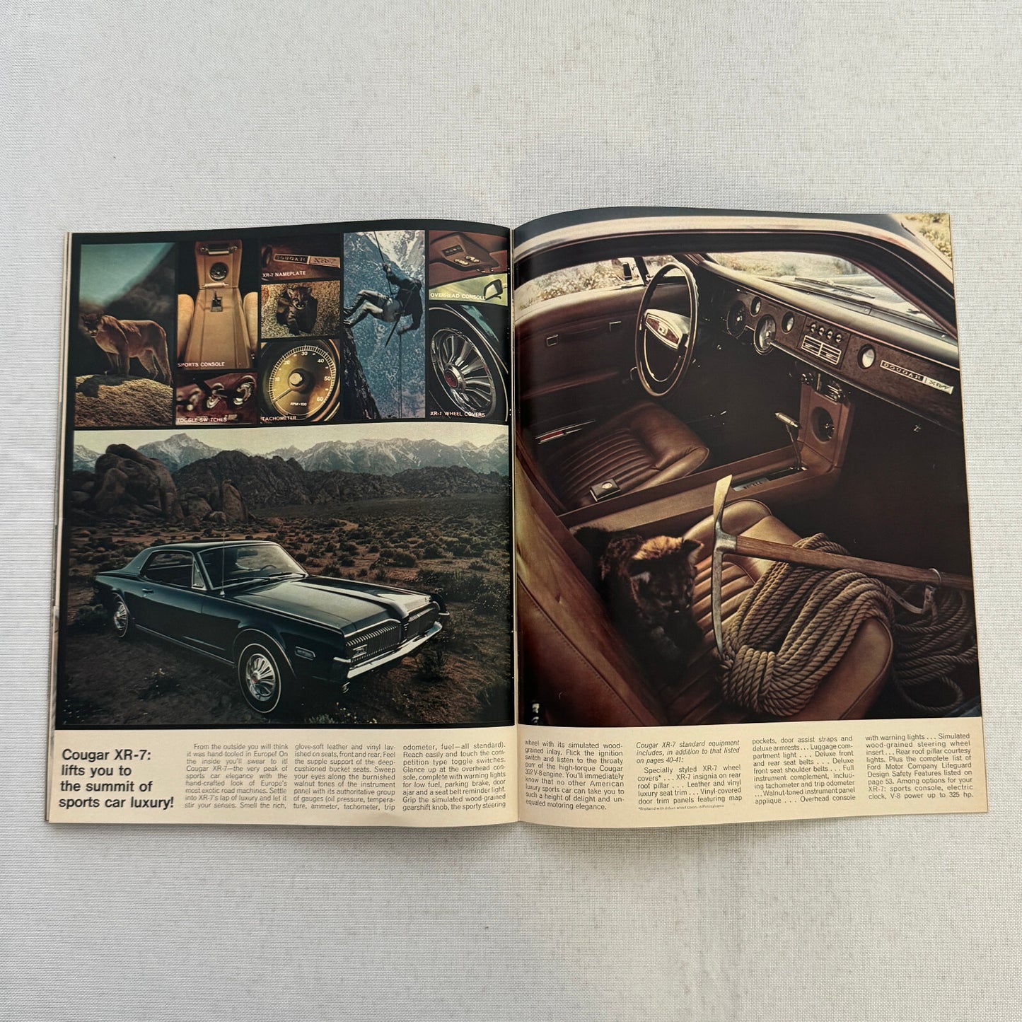 1968 Mercury Sales Brochure Catalog Montego Cyclone Cougar Marquis Montclair +