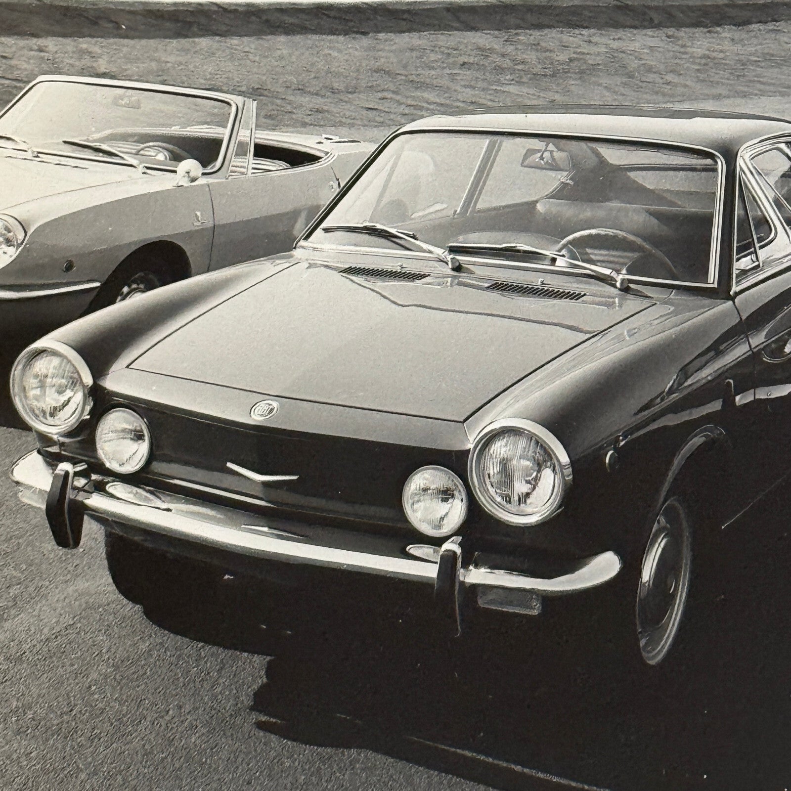 FIat 850 Special 850 Coupe and 850 Spider Factory Press Photo Photograph Print