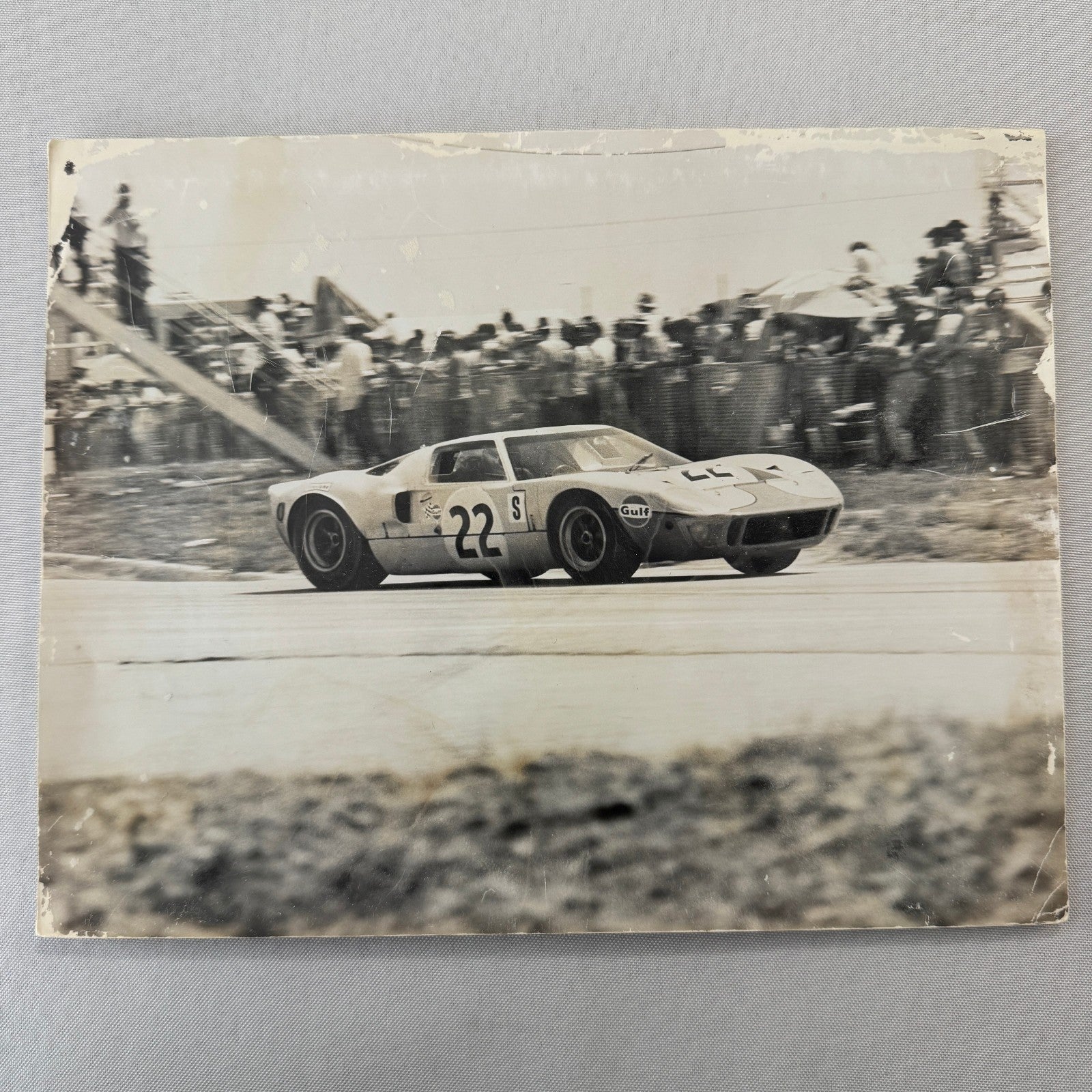 Vintage Ford GT40 Racing Photo Photograph Print Ford GT