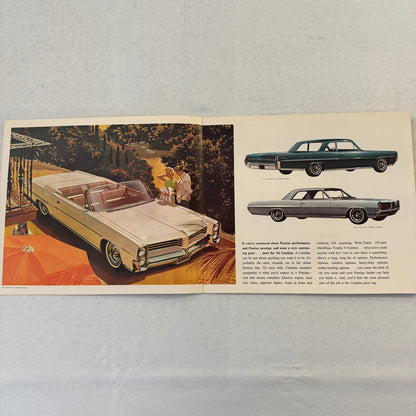 1964 Pontiac Sales Brochure Catalog Bonneville Catalina Star Chief Grand Prix