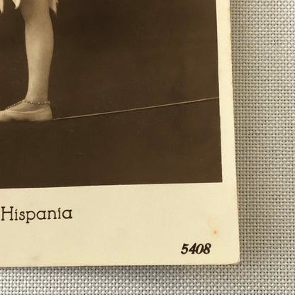 Circus Performer Real Photo Postcard Post Card RPPC Gerty Hispania Dancer ?