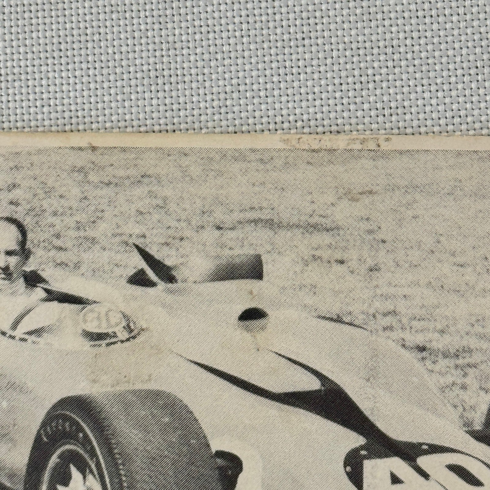 Vintage Racing Photograph Photo Card Print STP Racing Car