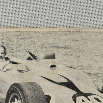 Vintage Racing Photograph Photo Card Print STP Racing Car