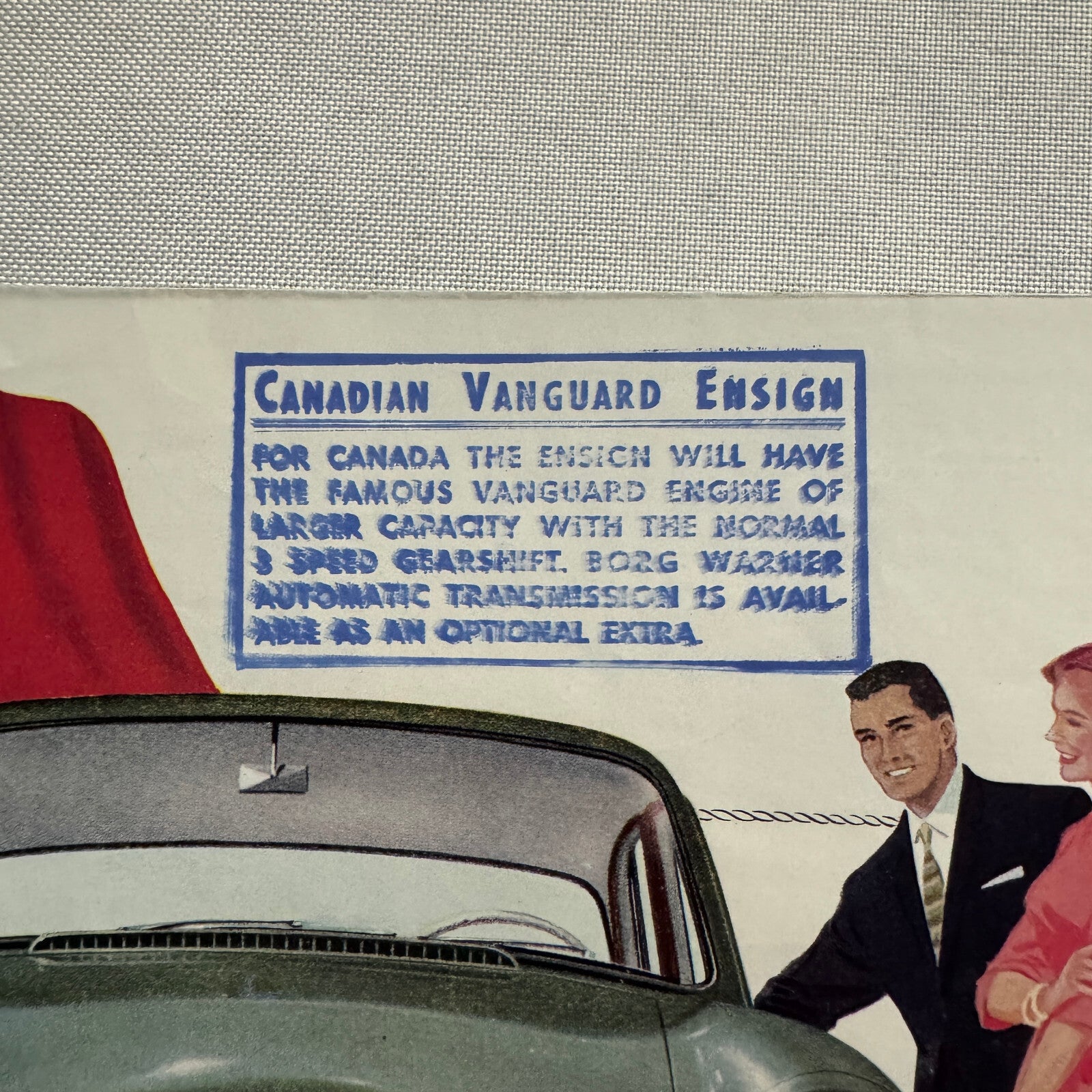 Standard Ensign Car Sales Brochure Catalog Vintage Advertising