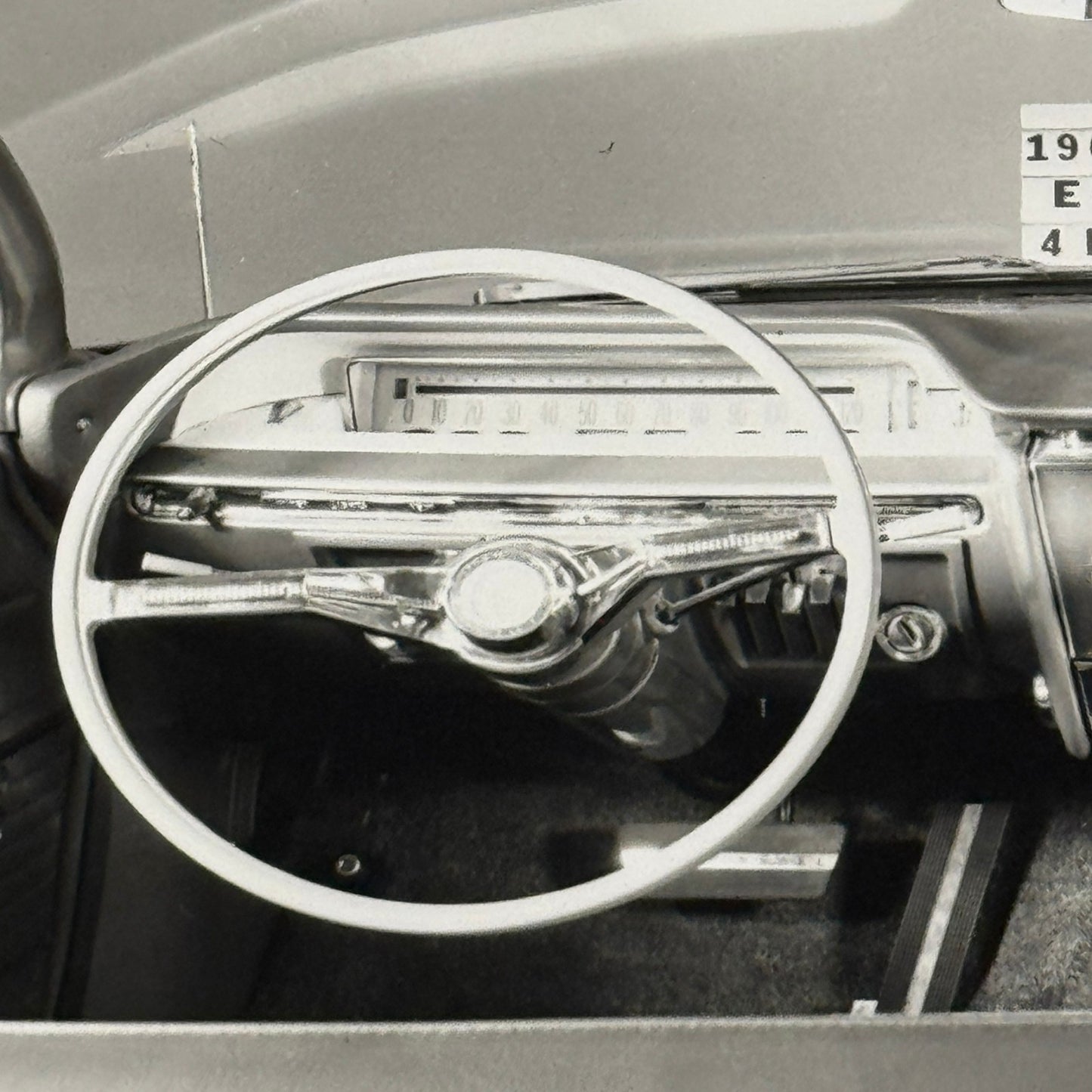 1961 Buick Electra 4-Door Sedan Car Interior Photo Photograph Print Vintage