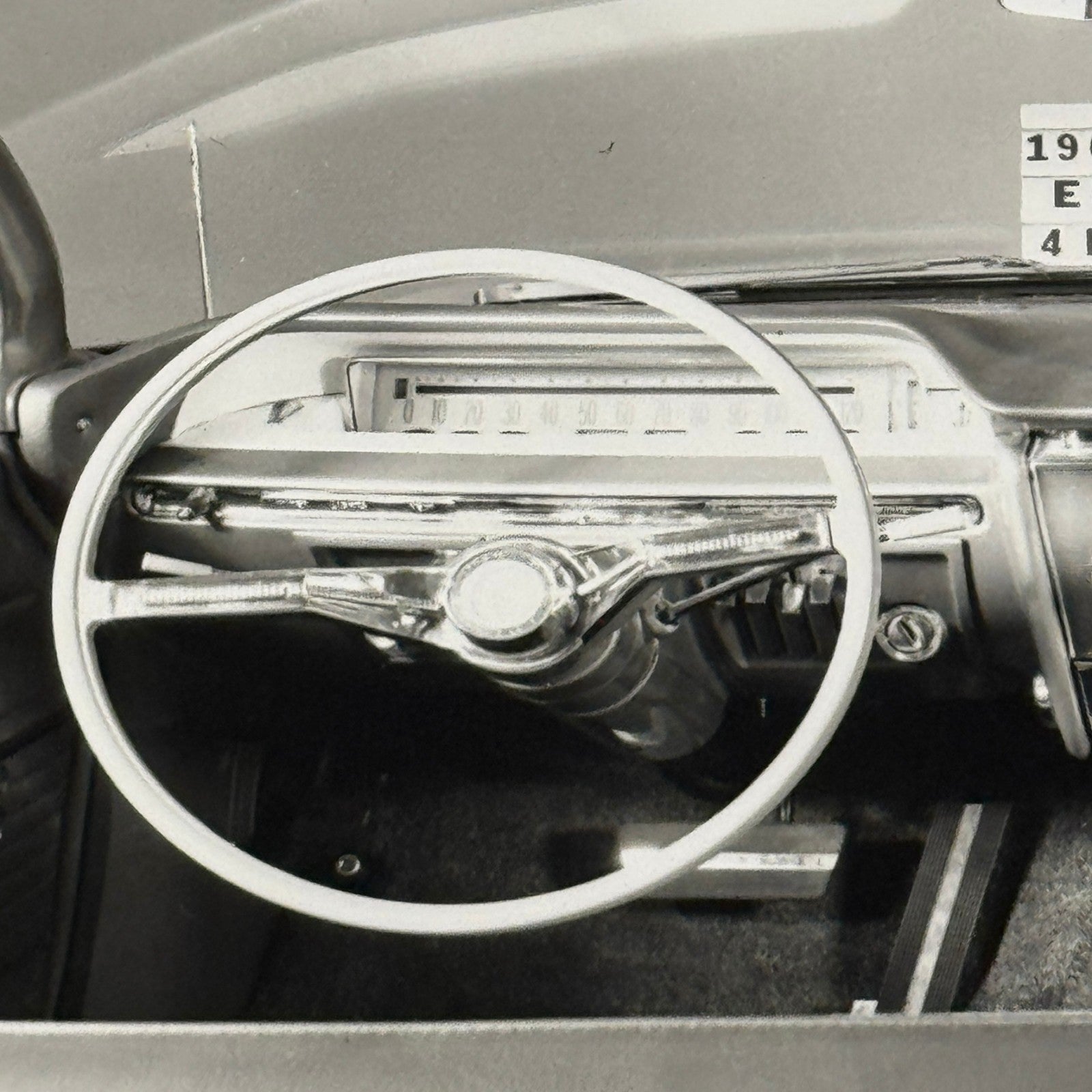 1961 Buick Electra 4-Door Sedan Car Interior Photo Photograph Print Vintage