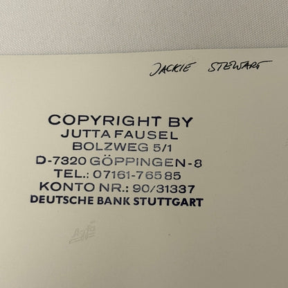 Vintage Racing Photo 1971 Austrian Grand Prix Jackie Stewart Motorsport