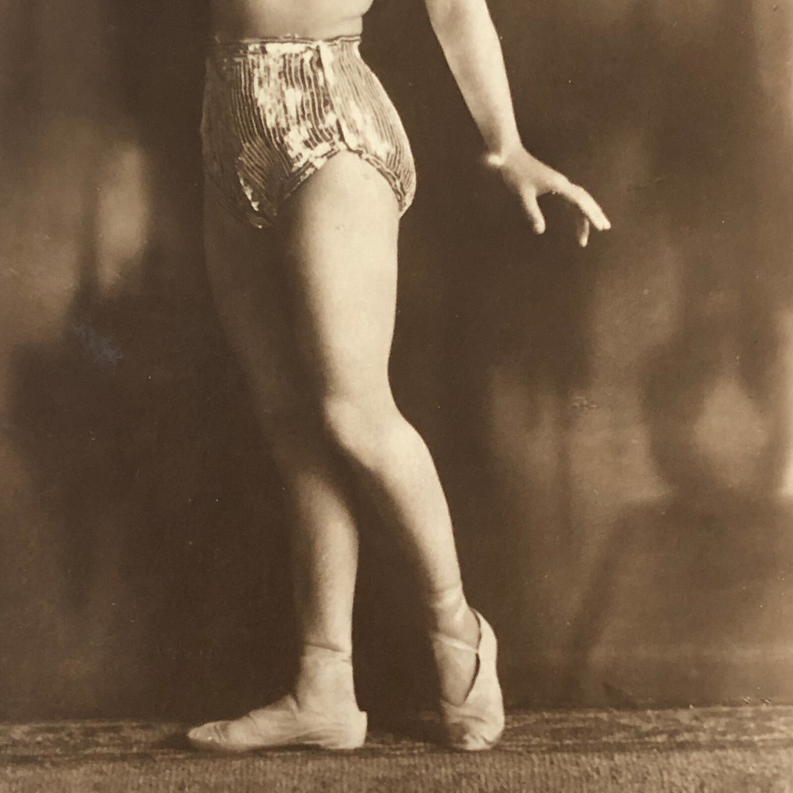 Circus Performer Dancer Acrobat Real Photo Postcard Post Card RPPC Photograph