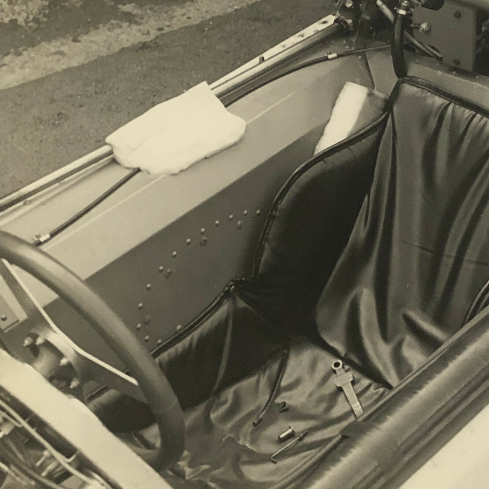 Vintage Racing Car Driver Photo Photograph Print