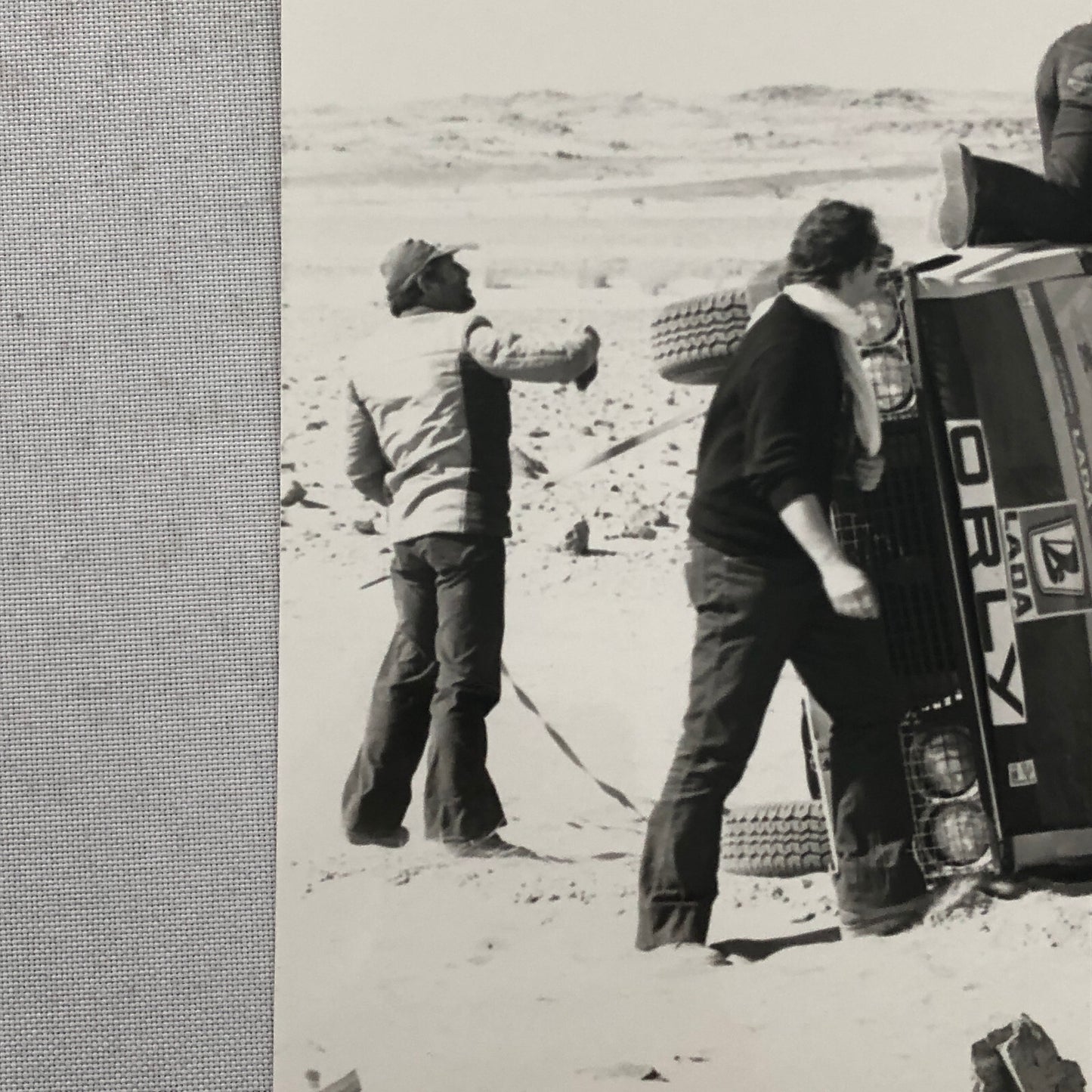 1980 Transafrica Rally Rallye Photo Photograph DPPI Truck Crash Wreck Africa